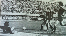 Un derby tra Pisa e Lucchese del 1972.