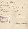 Serra San Quirico (An) comunicazione dello svolgimento di un comizio dell'anarchico Armando Borghi il 10 maggio 1914 contro le "Compagnie di Disciplina nell'Esercito"