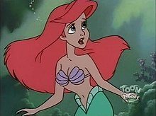 Ariel in una scena del primo episodio