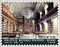 Braidense National Library postage stamp.jpg