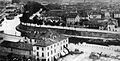 Le mura spagnole di Milano che costeggiano la Darsena di Porta Ticinese all'inizio del XX secolo