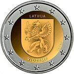 Monedă comemorativă de 2 euro letonia 2016 livonia.jpeg