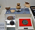 画文帯四獣鏡・土師器 那珂川町なす風土記の丘資料館展示。