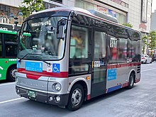 東急バス、2021年12月撮影