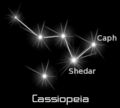 Gambar mini seharga Dhaptar lintang ing rasi lintang Cassiopeia