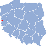 Lokasi Słubice ing Polen
