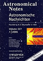 Thumbnail for Astronomische Nachrichten