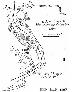 ცუცხვათის მღვიმოვანის გეგმა