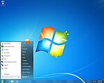 Windows 7 Ultimate-ის ეკრანი