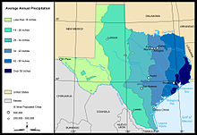 Сурет:Техас жауын-шашын картасы.jpg