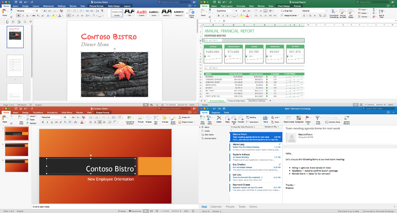 파일:Microsoft Office for Mac 2016 screenshots.png