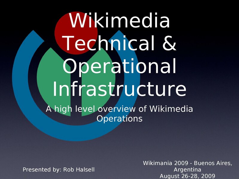 File:Rob Halsell - Wikimania 2009 - Wikimedia Operations & Technical Overview.pdf