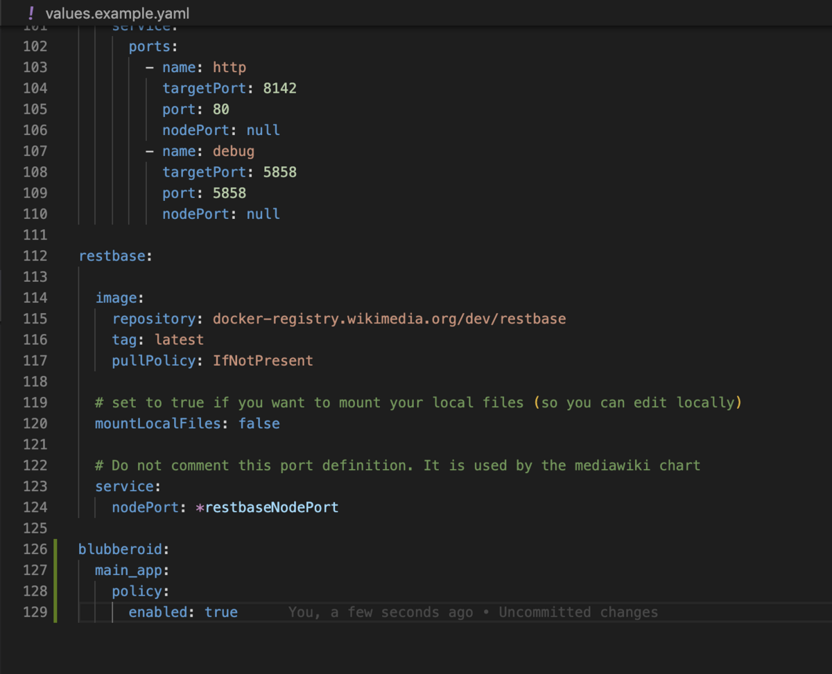 Yaml mapping