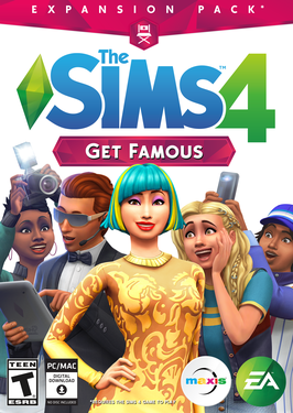 Vaizdas:Sims 4 Get Famous Box Art.png