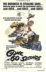 Miniatiūra antraštei: Dingti per 60 sekundžių (1974 filmas)