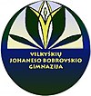 Vilkyškių Johaneso Bobrovskio gimnazija herbas