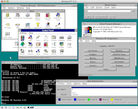 Window nt. Виндовс НТ 3.5. Windows NT Интерфейс. Microsoft Windows NT 3.51. Windows NT 1993.