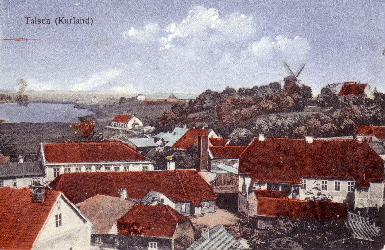 Attēls:Talsu Dzirnavkalns un vecpilsēta pirms 1905. gada.jpg