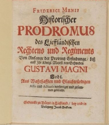 Attēls:Menius Prodromus des Liefflaendischen Rechtens.jpg