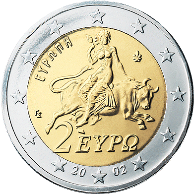 Grieķijas eiro monētas — Vikipēdija