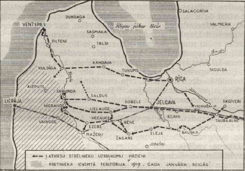 Латышские стрелки карта. Карта Латвии 1918 года. Латвийская компания 1919 карта. Латышские стрелки на карте. Лиелауце карта.