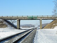 Sliežu ceļš un Liepājas šosejas tilts