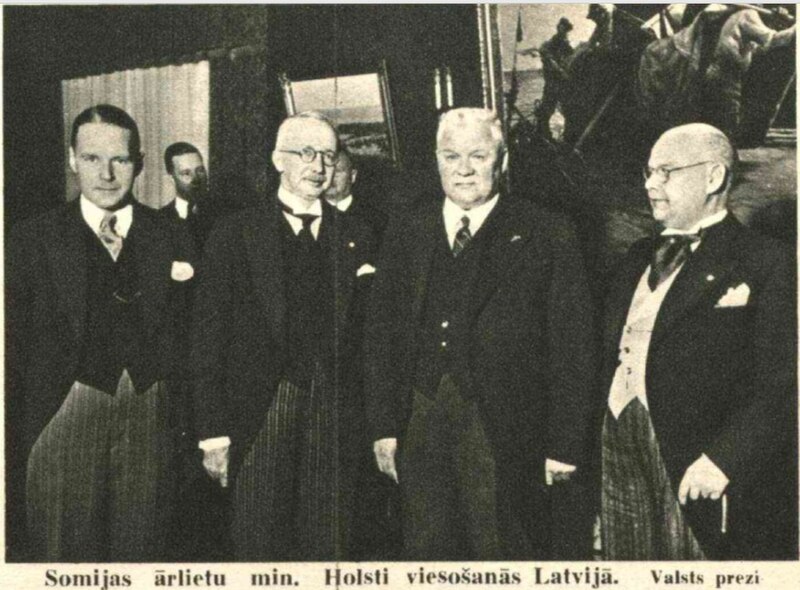 Attēls:Atpūta, Nr.679 (05.11.1937)-Rudolfs.Holsti-Somijas.arlietu.ministrs-Latvijas.ministru.prezidents Karlis.Ulmanis-Latvijas.Arlietu.ministrs Vilhelms.Munters-Somijas.vestnieks.Latvija E.Palins.jpg