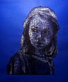 A.Skadmanes mākslas darbs “Pašportrets”, tekstildarbu izstāde NEAPTVERAMAIS, 2016-02-01