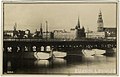 Atjaunotais Rīgas pontontilts pirms atklāšanas (1930)