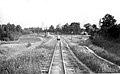 Dzelzceļa posms Talsos 1940. gadā