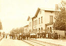 Dzelzceļa stacija 1899. gadā