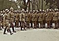 Vilhelms II kopā ar ģenerāli Itjē pieņem 8. armijas parādi Jelgavā 1917. gada 30. jūlijā