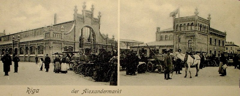 Attēls:Vidzemes tirgus gaļas paviljons un pārvaldes ēka pēc 1902.jpg