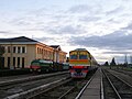 Šaursliežu un platsliežu vilcieni Gulbenes stacijā (2010)