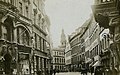 Tirgoņu iela ar Rātsnama torni (pirms 1920)