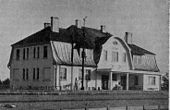 Olaines stacijas ēka 1930. gados