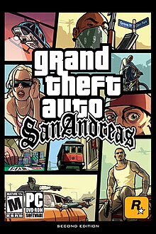 Grand Theft Auto: San Andreas 2nd Ed DVD for Windows PC by