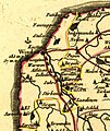 Ventspils draudzes novads 1798. gada kartē