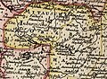 Jaunpils un Dobeles draudžu novadi 1770. gada kartē