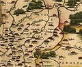 Viduslaiku Volīnijas karte (Abrahams Ortēlijs, 16. gadsimts).
