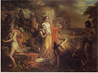Odisejs un Nausikaja (1824)