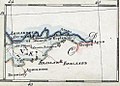Ilūkstes apriņķa Aizlauces draudzes novada karte (1820)