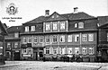 Pasta un Katrīnas ielu stūris (attēlā redzamā ēka nojaukta ap 1908)