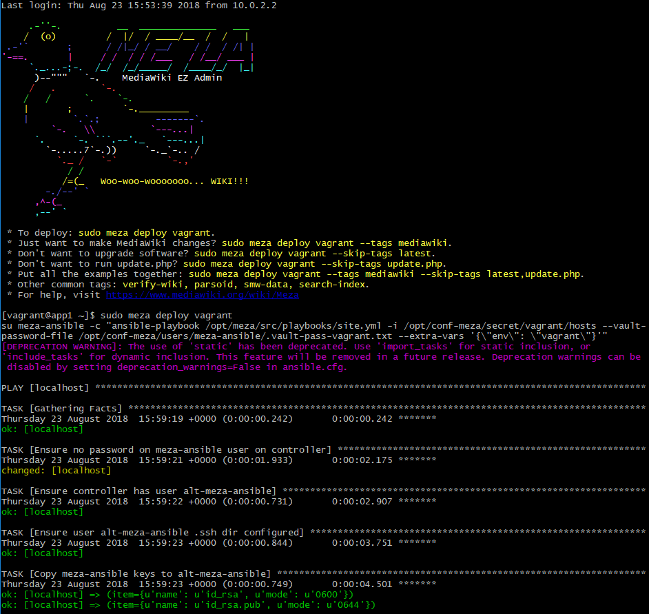 Php устарел. Ansible gather_facts. Ansible Vagrant. Ansible-playbook Extra-vars. Static use php.