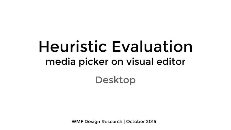 File:Heuristic Evaluation of media picker, ve on desktop.pdf