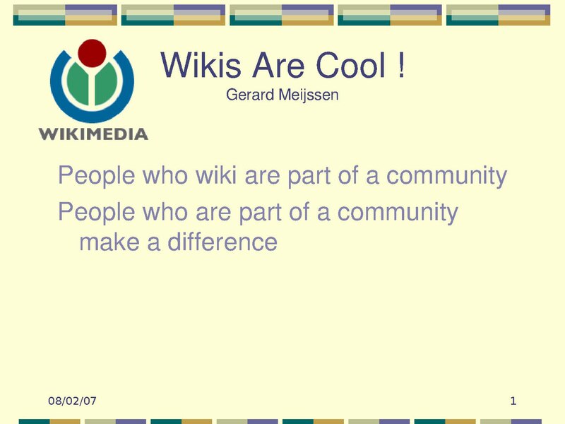 File:Wikis Are Cool - GerardM.pdf