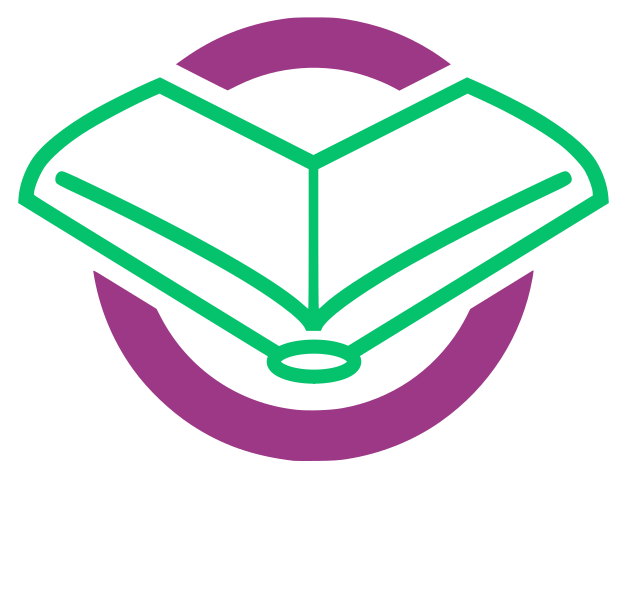 File:Wikibooks green purple.svg