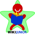 (C2.1) Stiki Jr. with a pale green star for a background