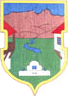 Стар грб на Општина Чаир, сменет во 2010 г.