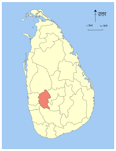चित्र:नकाशा, केगल्ले जिल्हा, श्रीलंका.svg